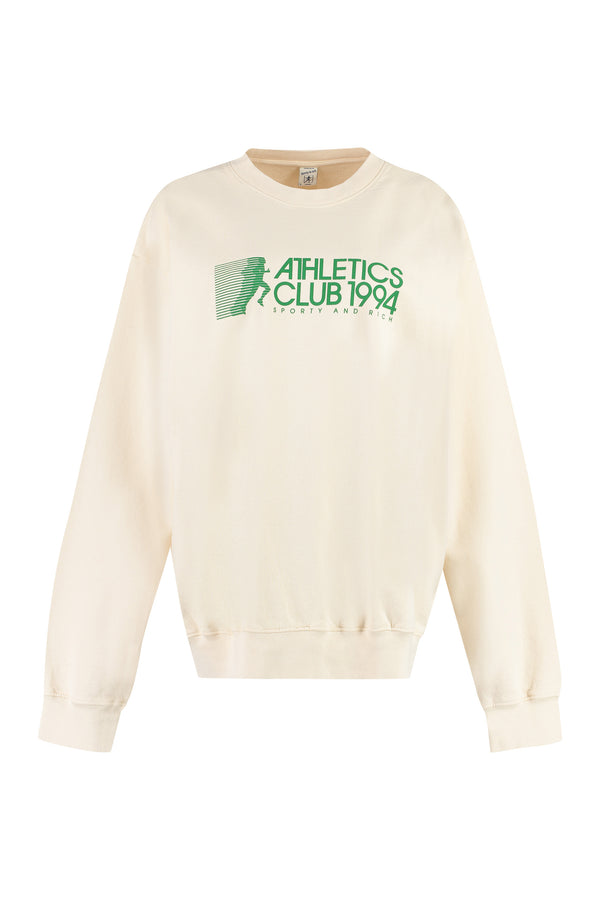 Printed cotton sweatshirt-0